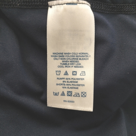 Lands' End Skort Navy Blue Floral - Size M (10-12) - Picture 7 of 8